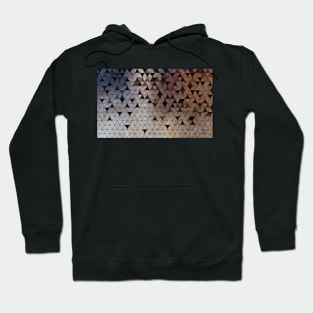 Geometric shapes and marble triangles Hoodie